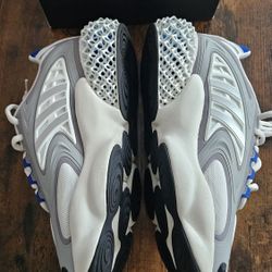 ADIDAS 4D KRAZED - Cloud White / Silver Metallic / Royal Blue - Size:9.5