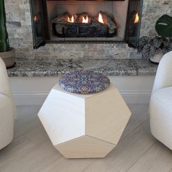 Baltic Birch Dodecahedron Meditation Seat