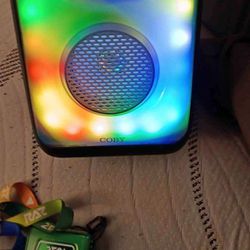 COBY LED Light Up Speaker 