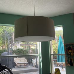 Light Fixture West Elm Drum Light