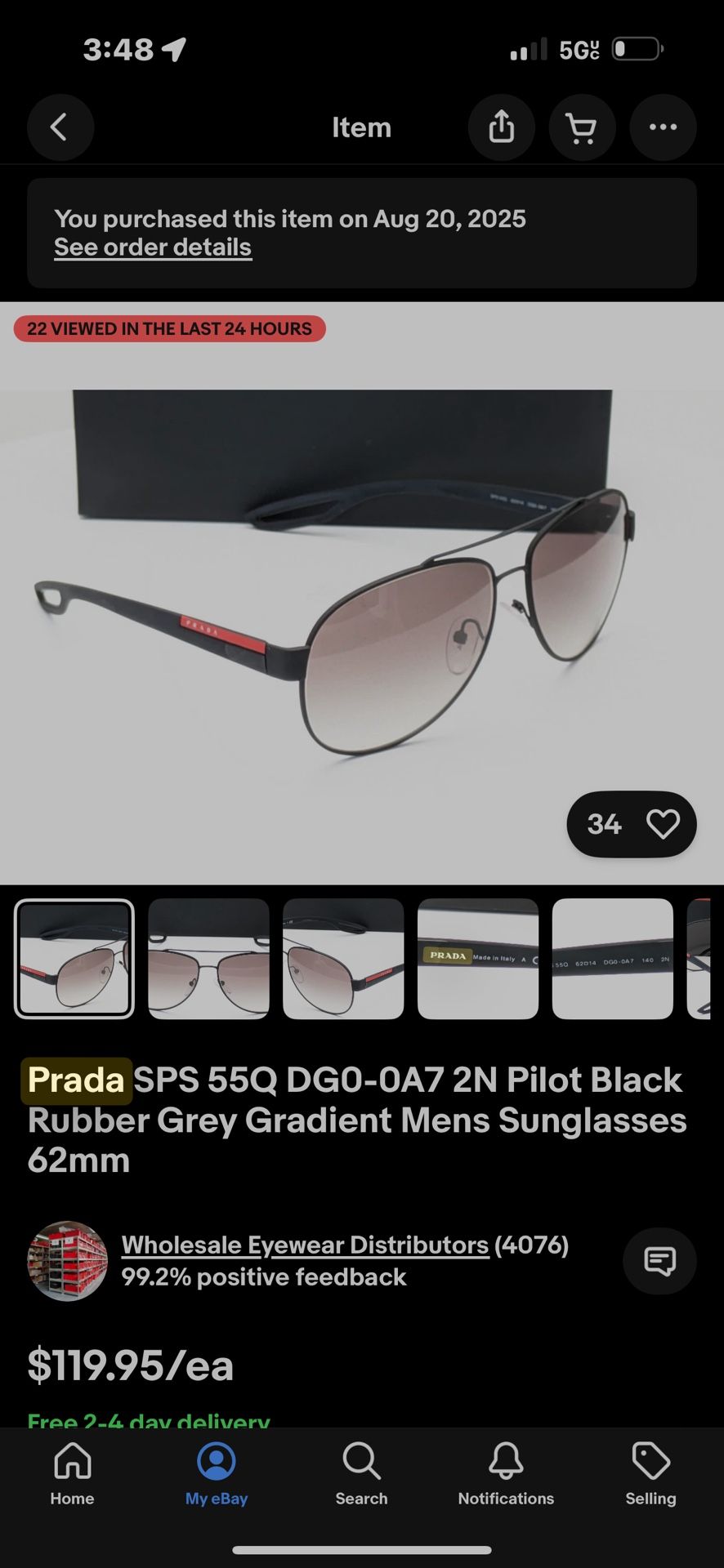 Prada Men’s Sunglasses