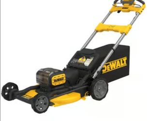 DeWALT lawnmower no batteries