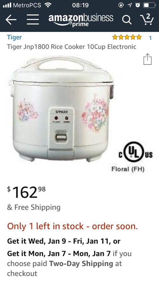 Tiger rice cooker made in Japan for Sale in San Jose, CA OfferUp