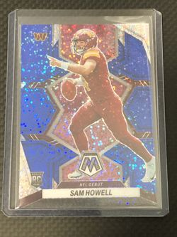 2022 Mosaic Football Sam Howell blue sparkle RC