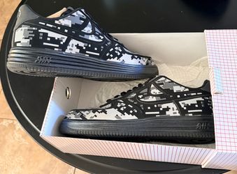 Nike Lunar Force 1 Digi NRG Camo Black (preowned nine out of 10 quality) size 12