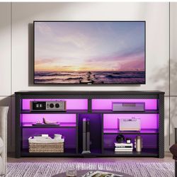 Bestier LED RGB TV Stand / Entertainment Center (55–65”) – New