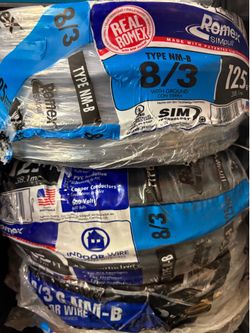 New Romex wire 8/3