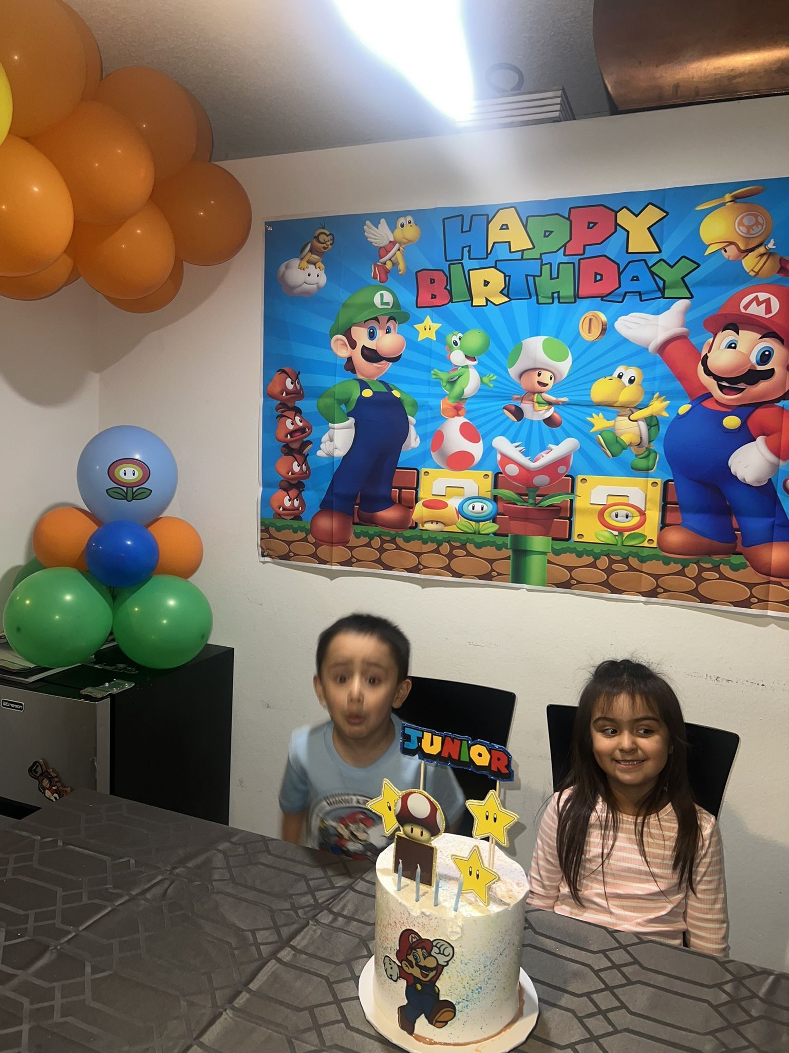 Mario Birthday Banner 