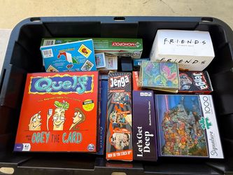 Box Full of Board & Card Games