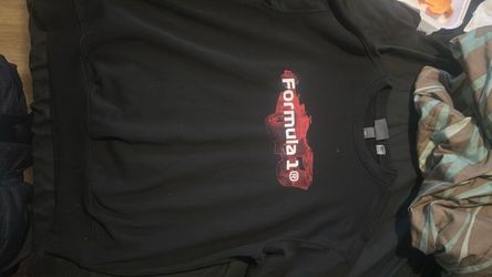 Formula 1 Black Graphic Sweatshirt