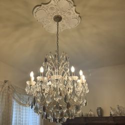 Antique Venetian Crystal Chandelier 