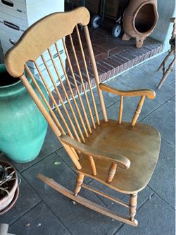 Wooden Rocking Chair