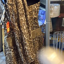 Leapord dress formal  prom size 4