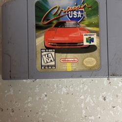 Cruisin USA Nintendo 64 Game 
