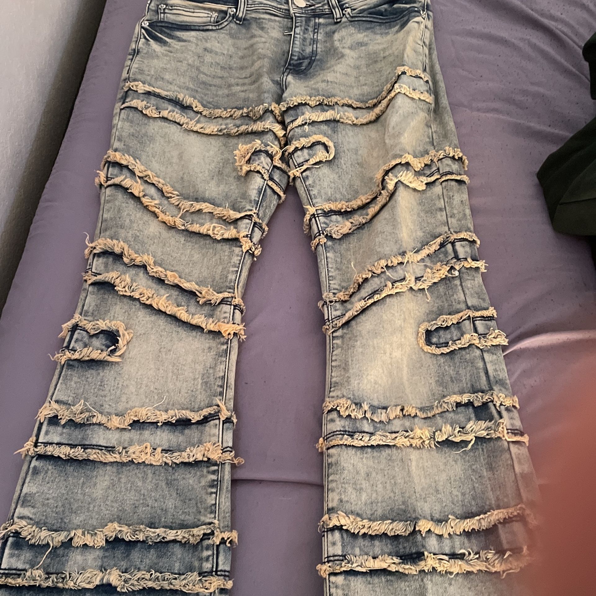 Stacked Jeans