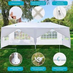 10x20' Outdoor Garden Gazebo Wedding Party Tent Canopy Marquee with 6 Removable Sidewalls