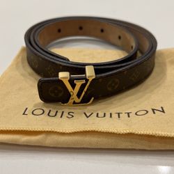 Louis Vuitton LV Initial 19mm Monogram Belt Size 80 Cm for Sale in