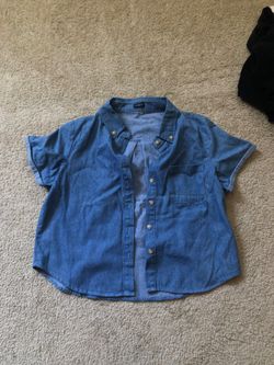 Brandy Melville Denim button up