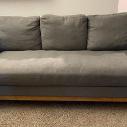 Gray Fabric Sofa 