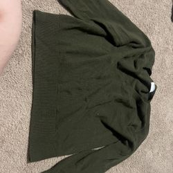 Old Navy green sweater women’s