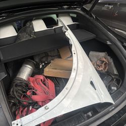 Tesla Model X Fender Left White 2016-2020
