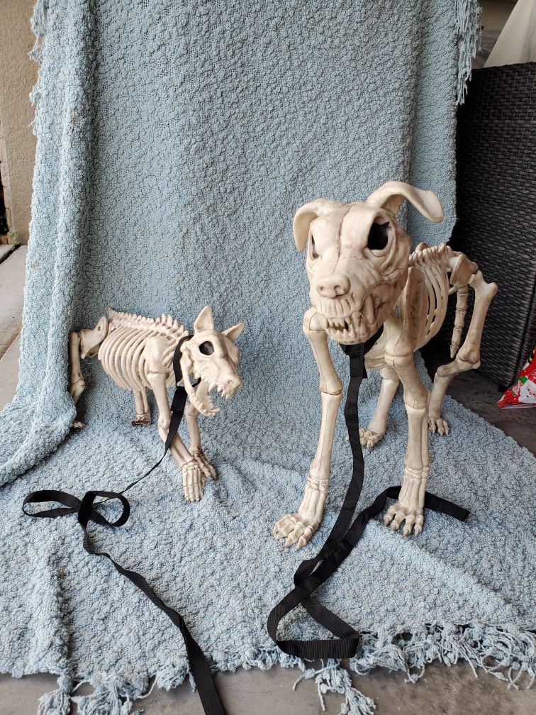 Frontgate Halloween Skeletal Dogs