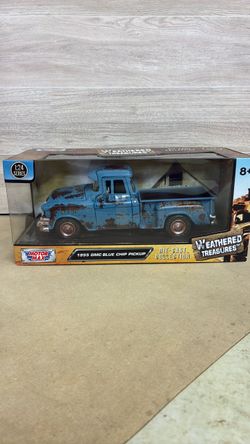 Motormax 1955 GMC Blue Chip Pickup Die-Cast 1:24