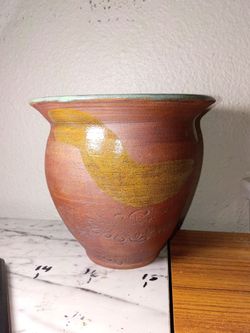 John Yerga art pottery vase signed on the bottom