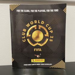 Panini FIFA Club World Cup 25 Sticker Album Soft Cover Book 2025 NEW Soccer