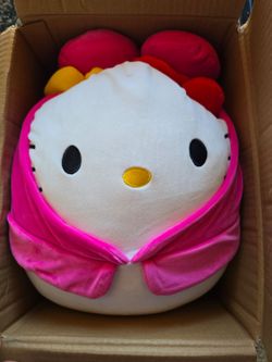 Squishmallow Sanrio 14-Inch Hello Kitty in My Melody Hoodie Official Jazwares EASTER