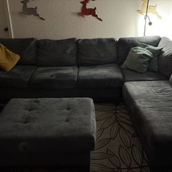 Sectional Blue, American Signature Couch
