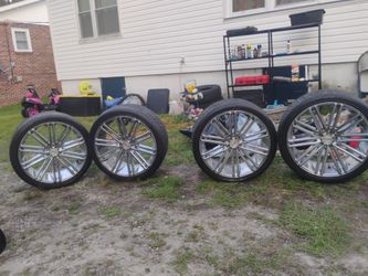 22 inch Heavy Hitters 5 lugs