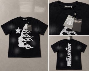 Hellstar Black Flame Tee Size M