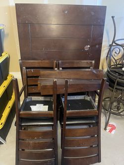 Dining Room Table With 5 Chairs 