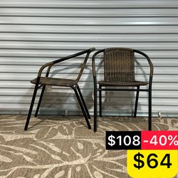 Two Outdoor Indoor Chairs