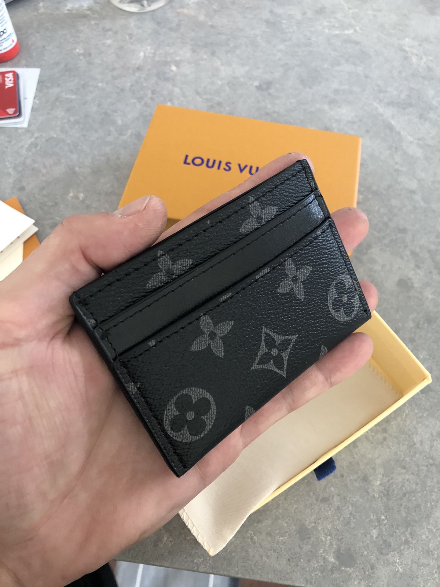 Louis Vuitton Double Card Holder for Sale in Rockaway Beac, NY - OfferUp