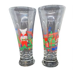 Budweiser Vintage Beer Glasses