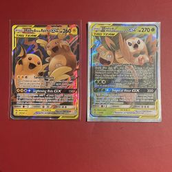 Raichu & Rowlet Gx Tag Team 