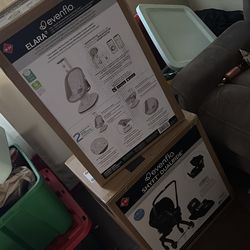 Evenflo Shyft dual ride stroller and Evenflo elara swing