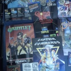 Nintendo NES Original Game Posters And Manuals For Games 