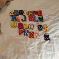 Alphabet Letters Robot Plastic Missing Two