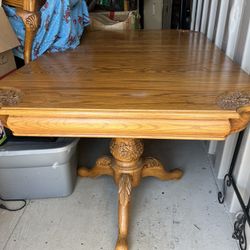 Dining Table With Leaf And 6 Chairs