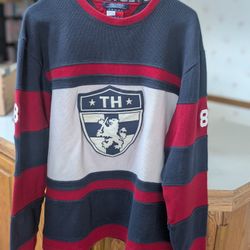 Men's Tommy Hilfiger Vintage 1990's Hockey Jersey Sweater Size Large