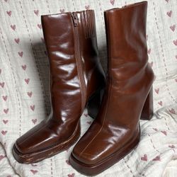 Jeffery Campbell Brown Womens Boots