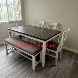 Dining Table Set With Bench