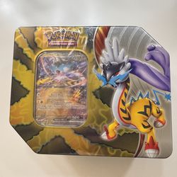 Paradox Destinies Raging Bolt ex Tin Sealed Pokémon TCG