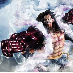 One Piece Luffy Gear 4 Bound Man Figure Portrait.Of.Pirates MegaHouse Anime New Portrait