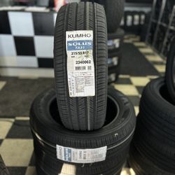 215 55 17 Kumho Brand New Tires🛞