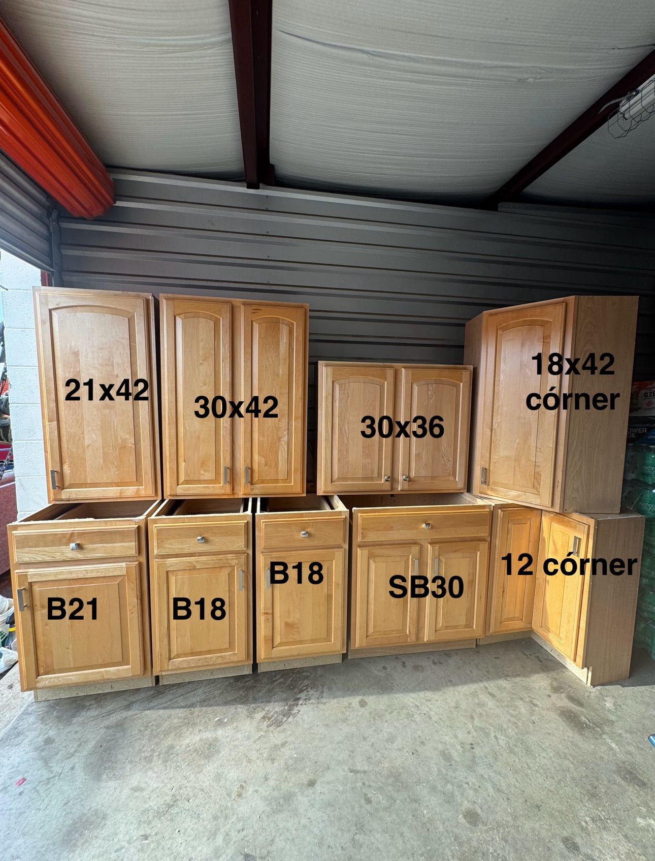 Merillat Kitchen Cabinets – Full Set with Delivery