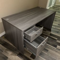 Executive Office Desk - Gray Executive Office Desk 